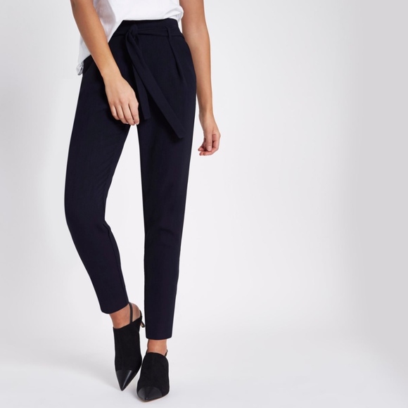 BOGO50% NWOT DO+BE Tapered Leg Trouser with Pearl - Picture 2 of 6